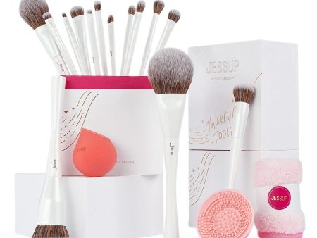 Cloud Dancer Makeup Brushes Collection zestaw upominkowy do makijażu 17szt. For Sale