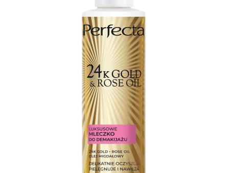 24K Gold & Rose Oil luksusowe mleczko do demakijażu 200ml on Sale