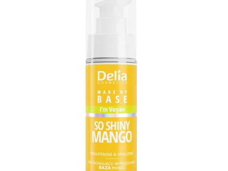 Vegan Make Up Base wegańska baza rozjaśniająco-witalizująca So Shiny Mango 30ml Supply