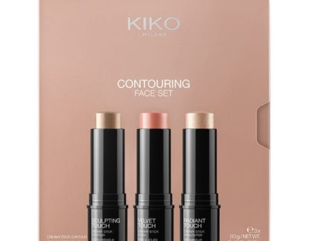 Contouring Face Set zestaw sztyft do konturowania 10g + róż w sztyfcie 10g + rozświetlacz w sztyfcie 10g For Discount