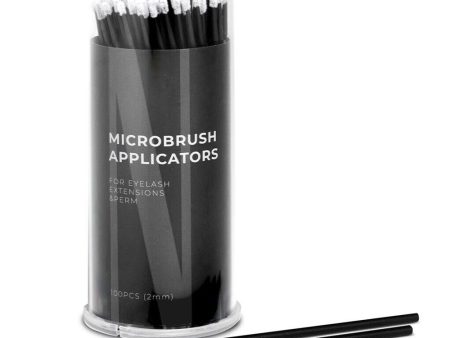 Microbrush Applicators bezwłókienkowe aplikatory do rzęs 2mm 100szt. Online Hot Sale