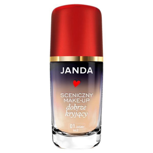 Podkład sceniczny kryjący 01 Jasny Beż 30ml Online Sale