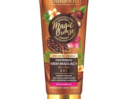 Magic Bronze nawilżający krem brązujący do ciała 2w1 ciemna karnacja 200ml Online