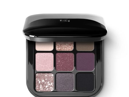 Glamour Multi Finish Eyeshadow Palette paleta 9 cieni do powiek o różnym wykończeniu 04 Mauve Selection Sale