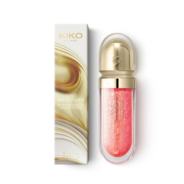 Gold Reflections 3D Hydra Lip Gloss Limited Edition nawilżający błyszczyk do ust z olejkiem z marakui z efektem 3D 03 Radiant Apricot 6.5ml on Sale