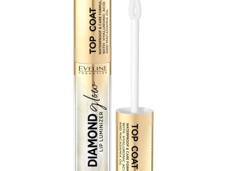 Diamond Glow Lip Luminizer top coat do ust z kwasem hialuronowym 12 With Golden Dust 4.5ml Online