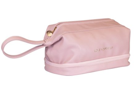 Soft Pink kosmetyczka usztywniona z organizerem Online Sale