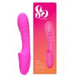 Pash Ribbed Vibrator żebrowany wibrator punktu G Pink Online now