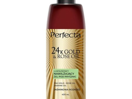 24K Gold & Rose Oil luksusowy nawilżający żel pod prysznic Jaśminowa Rozkosz 400ml Sale