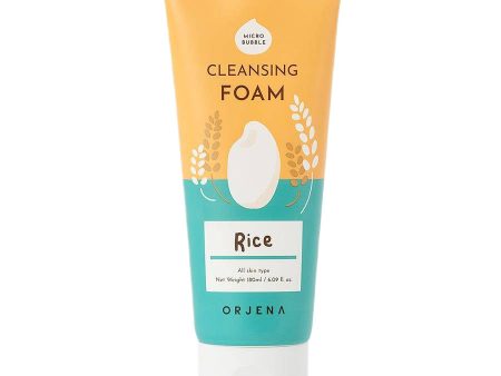 Cleansing Foam Rice rozświetlająca pianka oczyszczająca do mycia twarzy 180ml Hot on Sale