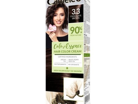 Color Essence krem koloryzujący do włosów 3.3 Chocolate Brown 75g Online now