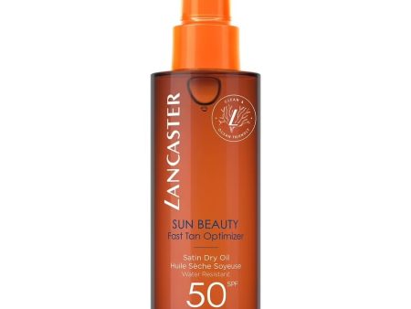 Sun Beauty Fast Tan Optimizer Satin Dry Oil SPF50 suchy olejek przyspieszający opalanie 150ml For Sale