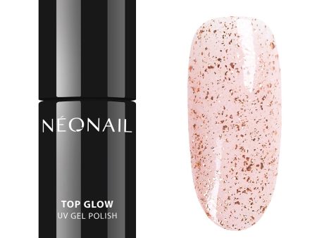 Top Glow top hybrydowy Rose Gold Flakes 7.2ml Online Hot Sale