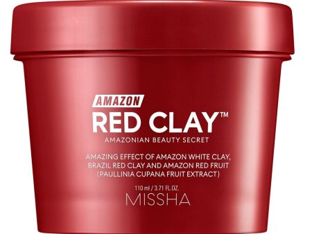 Amazon Red Clay Pore Mask oczyszczająca maseczka typu wash-off 110ml Online Hot Sale