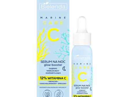 C Marine Care serum glow-booster głęboko nawilżająco-rozświetlające na noc 30ml For Discount