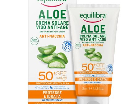 Aloe Sun aloesowy przeciwzmarszczkowy krem przeciwsłoneczny SPF50+ UVA UVB 75ml Online Hot Sale