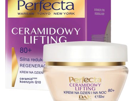 Ceramidowy Lifting krem do twarzy na dzień i na noc 80+ 50ml For Cheap