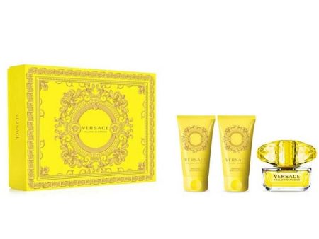 Yellow Diamond zestaw woda toaletowa spray 50ml + żel pod prysznic 50ml + balsam do ciała 50ml Online Sale