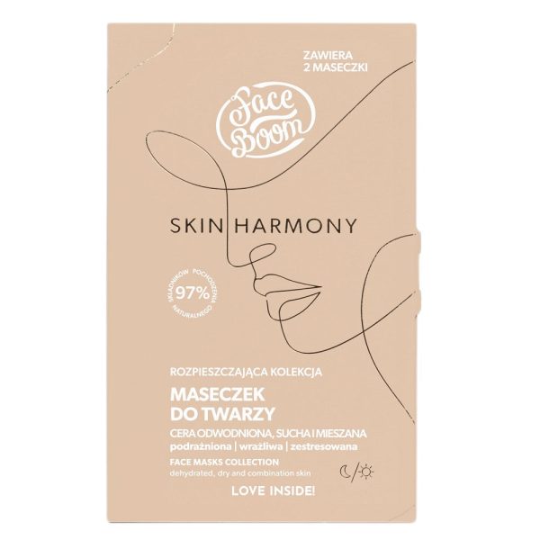 Skin Harmony rozpieszczająca kolekcja maseczek do twarzy Niezrównana Faworytka 2szt. Fashion