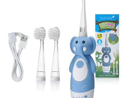 WildOnes szczoteczka soniczna dla dzieci 0-10l Elephant Discount