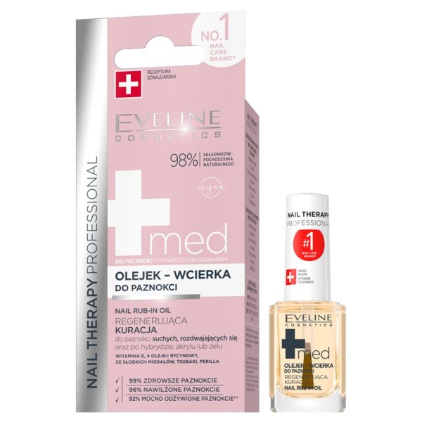 Nail Therapy Professional Med+ olejek-wcierka do paznokci 12ml Cheap