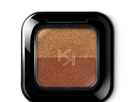 Bright Duo Eyeshadow podwójny cień do powiek 14 Orange Gold Copper 2.5g For Sale