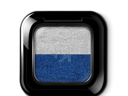 Bright Duo Eyeshadow podwójny cień do powiek 17 Silver Eletric Blue 2.5g Hot on Sale