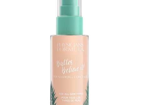 Butter Believe It! Foundation + Concealer podkład i korektor do twarzy Fair-To-Light 30ml Hot on Sale