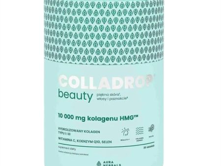 Colladrop Beauty kolagen Hmg™ 10000 Mg Mojito piękna skóra włosy i paznokcie 30 saszetek For Discount