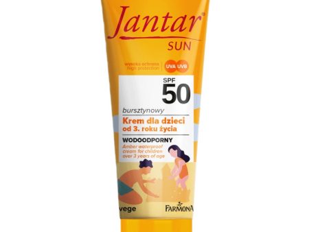 Jantar Sun bursztynowy wodoodporny krem dla dzieci SPF50 50ml Online