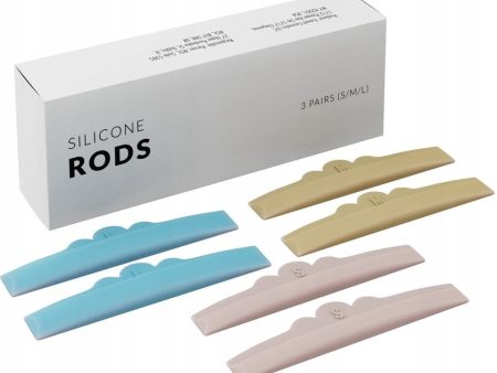 Silicone Rods silikonowe formy do liftingu i laminacji rzęs 3 pary Fashion