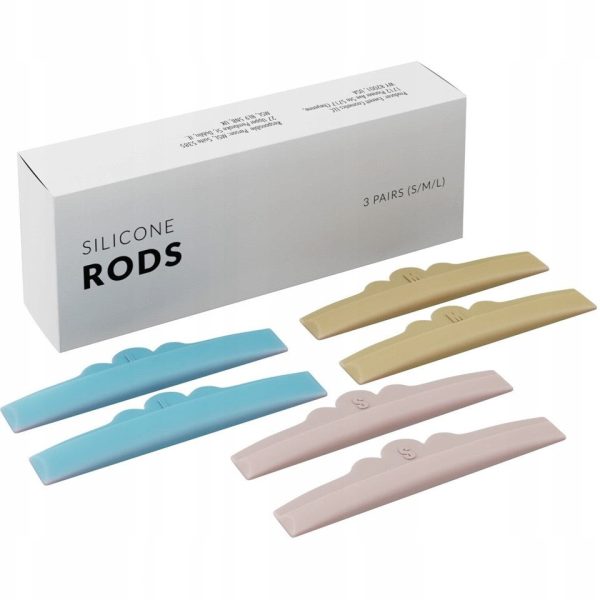 Silicone Rods silikonowe formy do liftingu i laminacji rzęs 3 pary Fashion