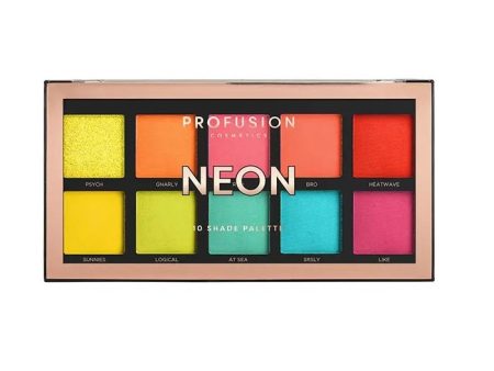 Neon Eyeshadow Palette paleta 10 cieni do powiek Online Sale