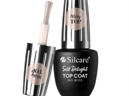 Top Coat Silk Delight No Wipe top do lakierów hybrydowych 9ml Online Hot Sale