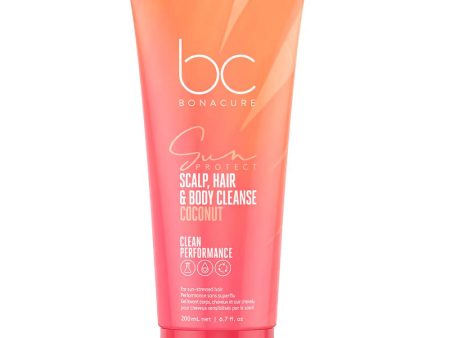 BC Bonacure Sun Protect 3in1 szampon do włosów skóry głowy i ciała 200ml Hot on Sale