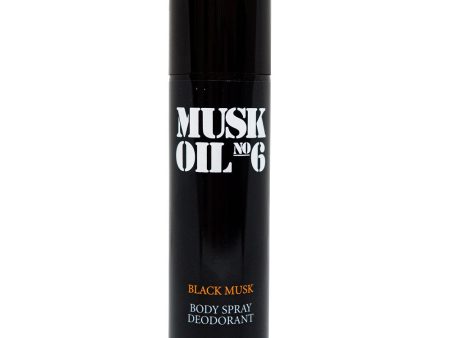 Black Musk Oil No.6 dezodorant spray 150ml Online now