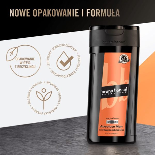 Absolute Man żel pod prysznic 250ml Cheap