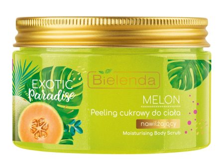 Exotic Paradise nawilżający peeling cukrowy do ciała Melon 350ml Fashion