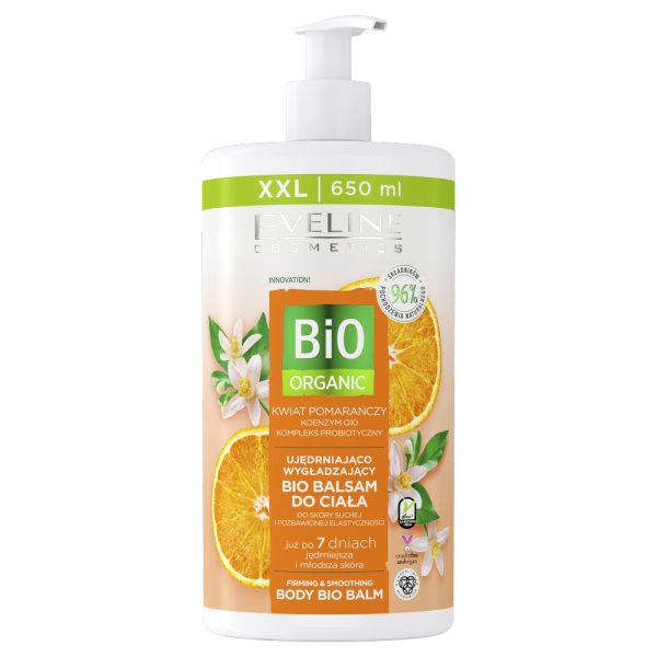 Bio Organic ujędrniająco-wygładzający bio balsam do ciała Pomarańcza 650ml For Sale