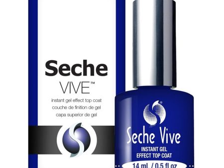 Vive Instant Gel Effect Top Coat szybkoschnący utwardzacz do lakieru 14ml For Sale