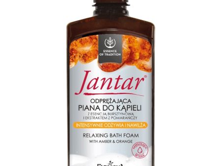 Jantar odprężająca piana do kąpieli z esencją bursztynową i ekstraktem z pomarańczy 330ml Fashion