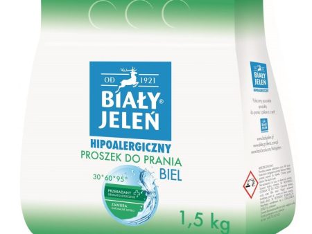 Hipoalergiczny proszek do prania do bieli 1.5kg Online now