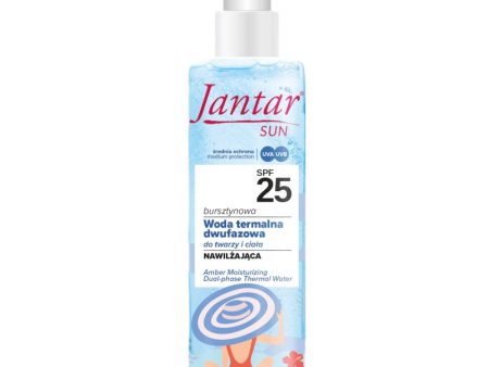 Jantar Sun bursztynowa nawilżająca dwufazowa woda termalna SPF25 200ml Online Sale