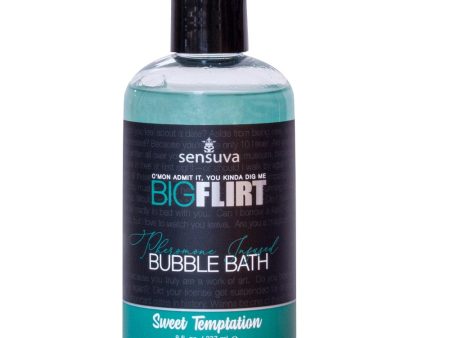 Big Flirt Pheromone Infused Bubble Bath płyn do kąpieli z feromonami Sweet Temptation 237ml For Sale