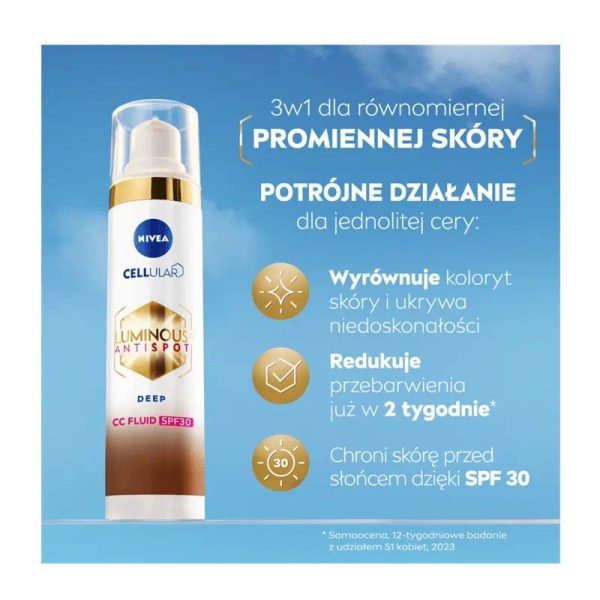 Luminous630® krem CC przeciw przebarwieniom SPF30 03 Deep 40ml on Sale