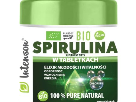 Bio Spirulina 100% suplement diety 200 tabletek Online now