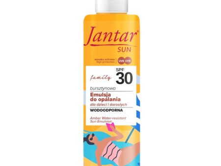 Jantar Sun bursztynowa wodoodporna emulsja do opalania family SPF30 200ml Discount