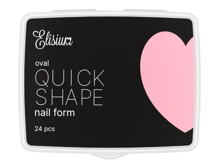 Quick Shape Nail Form Mini formy do przedłużania paznokci Oval 24szt Supply