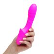 Pash Ribbed Vibrator żebrowany wibrator punktu G Pink Online now