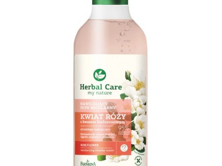 Herbal Care płyn micelarny kwiat róży z kwasem hialuronowym 400ml For Discount